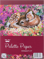 - Disposable Paint Palette Paper Paint Pad, 9"X12", 40 Sheets, Acrylic Paint ...