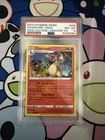 2020 POKEMON SWORD & SHIELD VIVID VOLTAGE CHARIZARD CRACKED ICE HOLO #025  PSA 8
