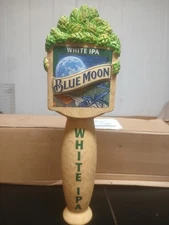 Blue Moon White IPA Beer Tap Keg Handle Hops Tree Harvest 11" Long