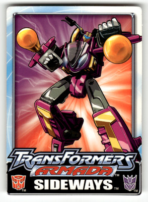 Transformers Armada Sideways 2002 Trading Card