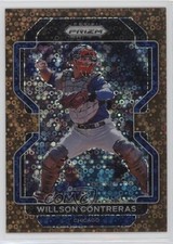 2022 Panini Prizm Tier II Bronze Donut Circle 16/40 Willson Contreras #168 z7j