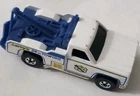 Vintage 1977 Hot Wheels White Blackwall Larry’s Ramblin Wrecker Tow Truck Loose