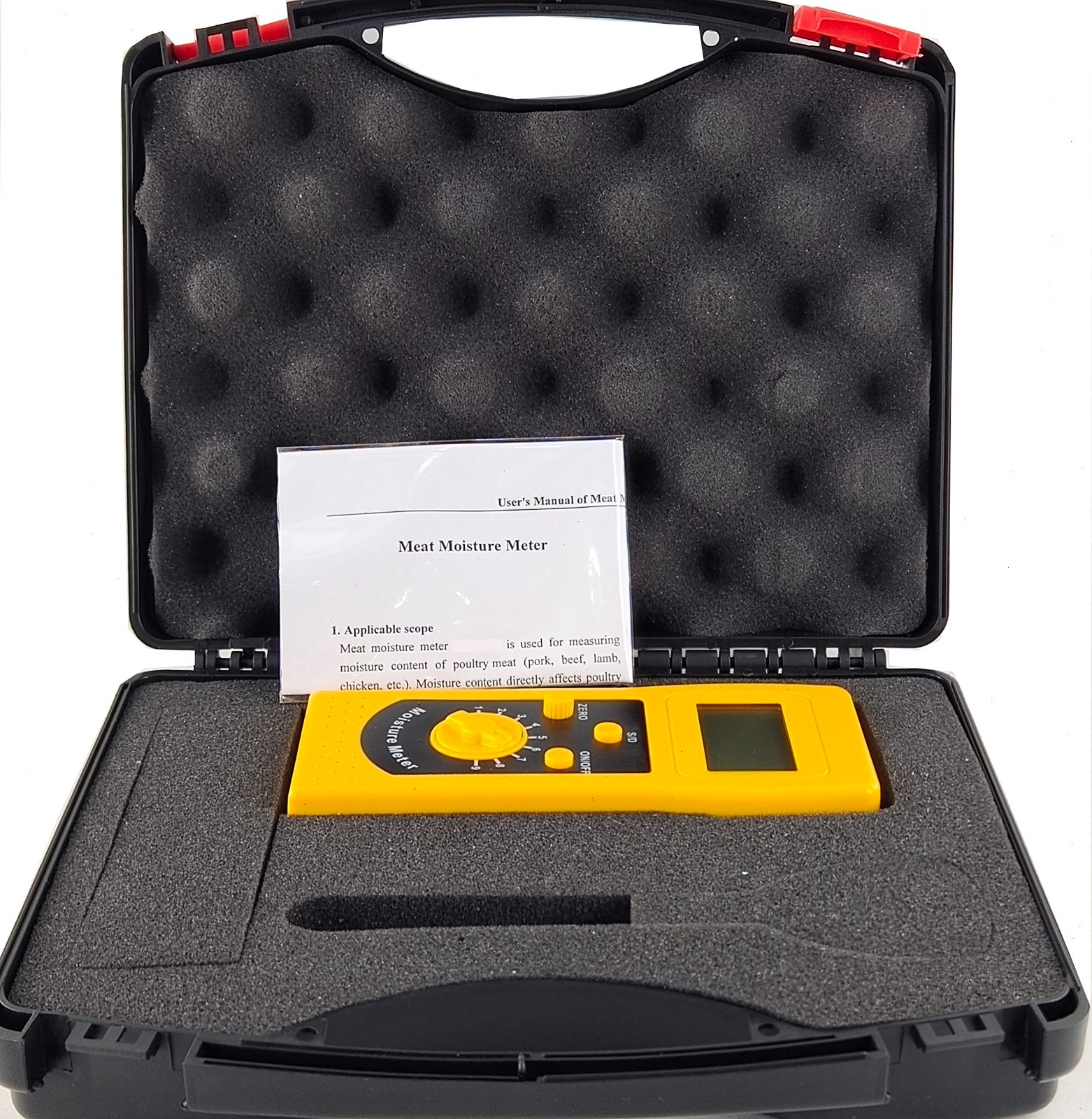 Meat Moisture Meter Fresh Meat Moisture Content Meter Measuring Range 10 to 90%