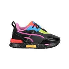 PUMA Mirage Tech Lava Lace Up Toddler Girls Black, Multi Sneakers Casual Shoes