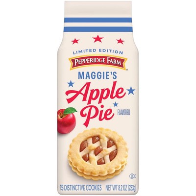 Pepperidge Farm 8.2 oz MAGGIE'S APPLE PIE Cookies Limited Edition * BB 10/2026 *