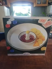 American Atelier Roulette 2- Pieces Chip and Dip Set. New In Box