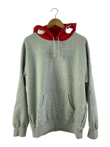 Sweat à capuche Supreme gris L occasion