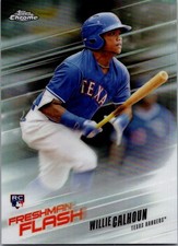 2018 Topps Chrome #FF-13 Willie Calhoun Freshman Flash