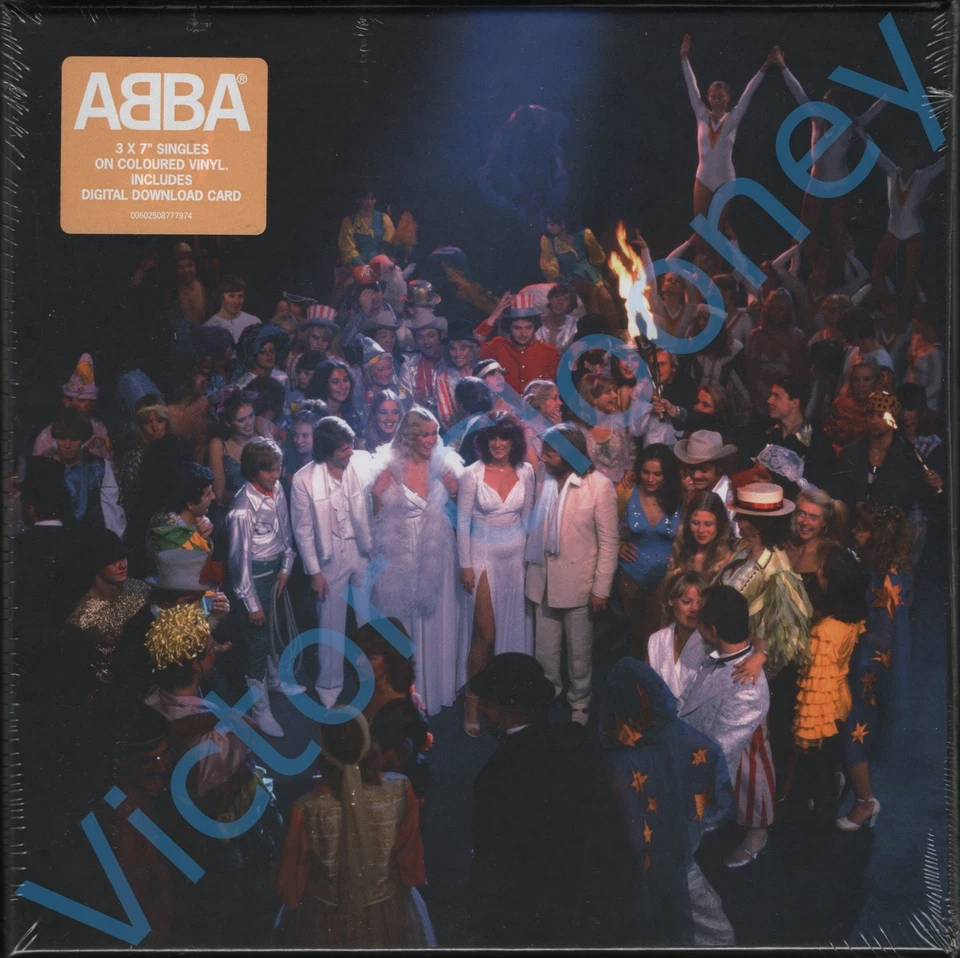 ABBA. Super Trouper: The Singles / 40th Anniversary NUMBERED Coloured 7" Box NEW - Image 2 of 4