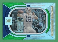 Peyton Manning 2021 Panini XR Vintage Moments Green 5/5 #VM-2