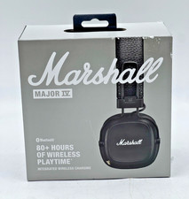 Marshall Major IV Wireless Bluetooth On-Ear Headphones-Black EL1130046 