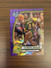 2025 Bowman U Chrome - Diamond Johnson #86 Purple Lava Refractor M/NM