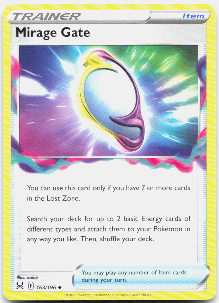 Mirage Gate 163/196 Uncommon Lost Origin Pokemon Near Mint