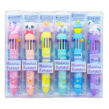 BAZIC Magical Fantasy Series 10-Color Pen, pack of 24