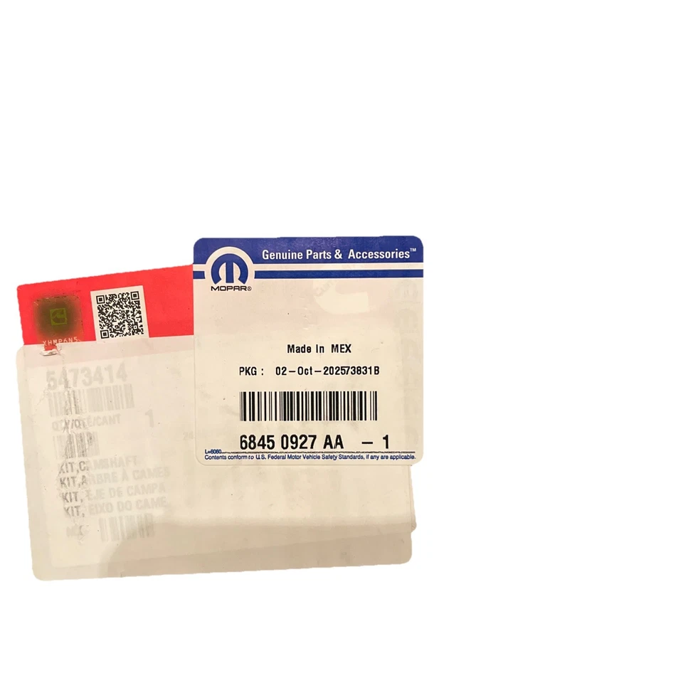 Árbol de levas motor Mopar original 68450927AA ¡TOTALMENTE NUEVO! EN CAJA Foto 3 de 3