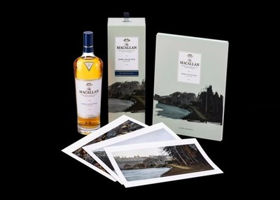 Macallan Home Collection River Spey mit Art Prints-Single Malt Whisky 0,7l 44,8%