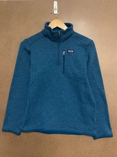 Patagonia Youth Teal Better Sweater 1/4 Fleece Size 14