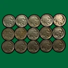 1925-S Lot of 15 Buffalo Nickel Almost Good AG+/G Coins #39159