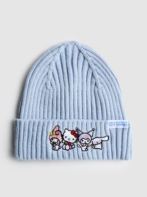 Hello Kitty Authentic Sanrio Wollmütze Kinder 5-9 Jahre