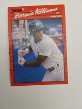 ROOKIE CARD  1990 Donruss #689 Bernie Williams. rookie card picture