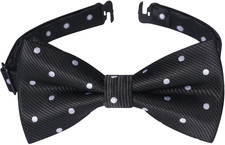 Bow Ties for Boys Pre Tied Toddler Bow Tie Adjustable Kids Bowties Clip On Fun P