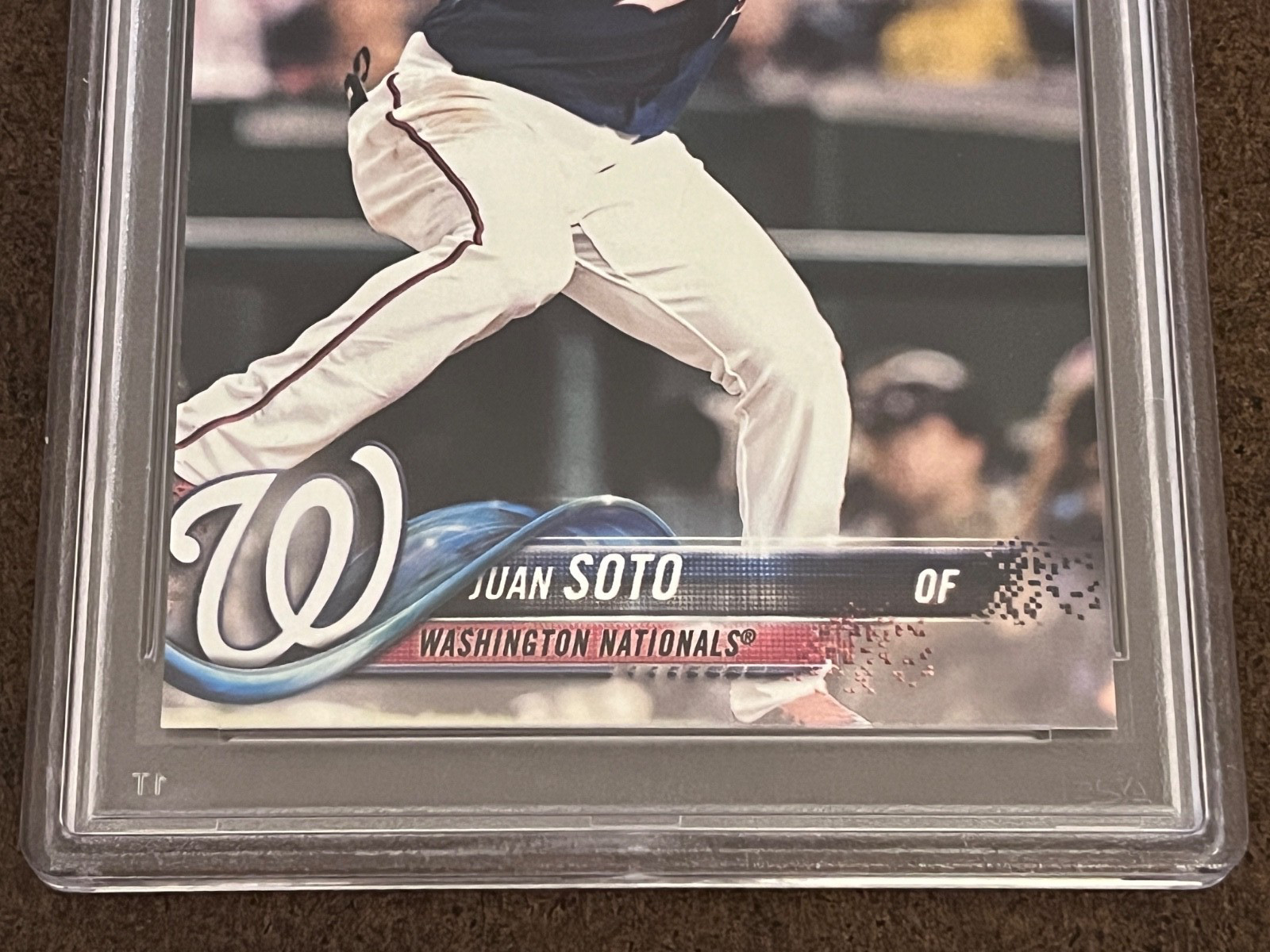 2018 Topps Update - #US300 Juan Soto (RC) Nationals GEM MT PSA 10 (Set Break) view 3