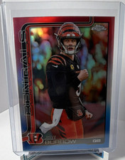 Topps Chrome R.W.B.  Joe Burrow #61 Cincinnati Bengals NFL 2025