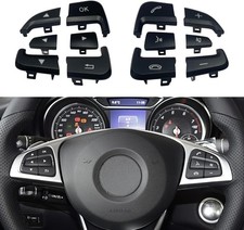 Car Steering Wheel Control Button Cover for Mercedes Benz A B GLA CLA GLS GLE...