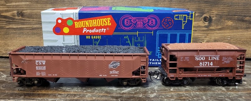 Roundhouse Products HO Gauge 26' Rib Side ORE Car 1412 C&NW (Modified)