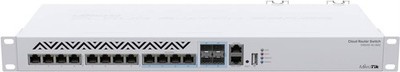 MikroTik CRS312-4C+8XG-RM   Network Switch L3, 10G, Ethernet Standard, white