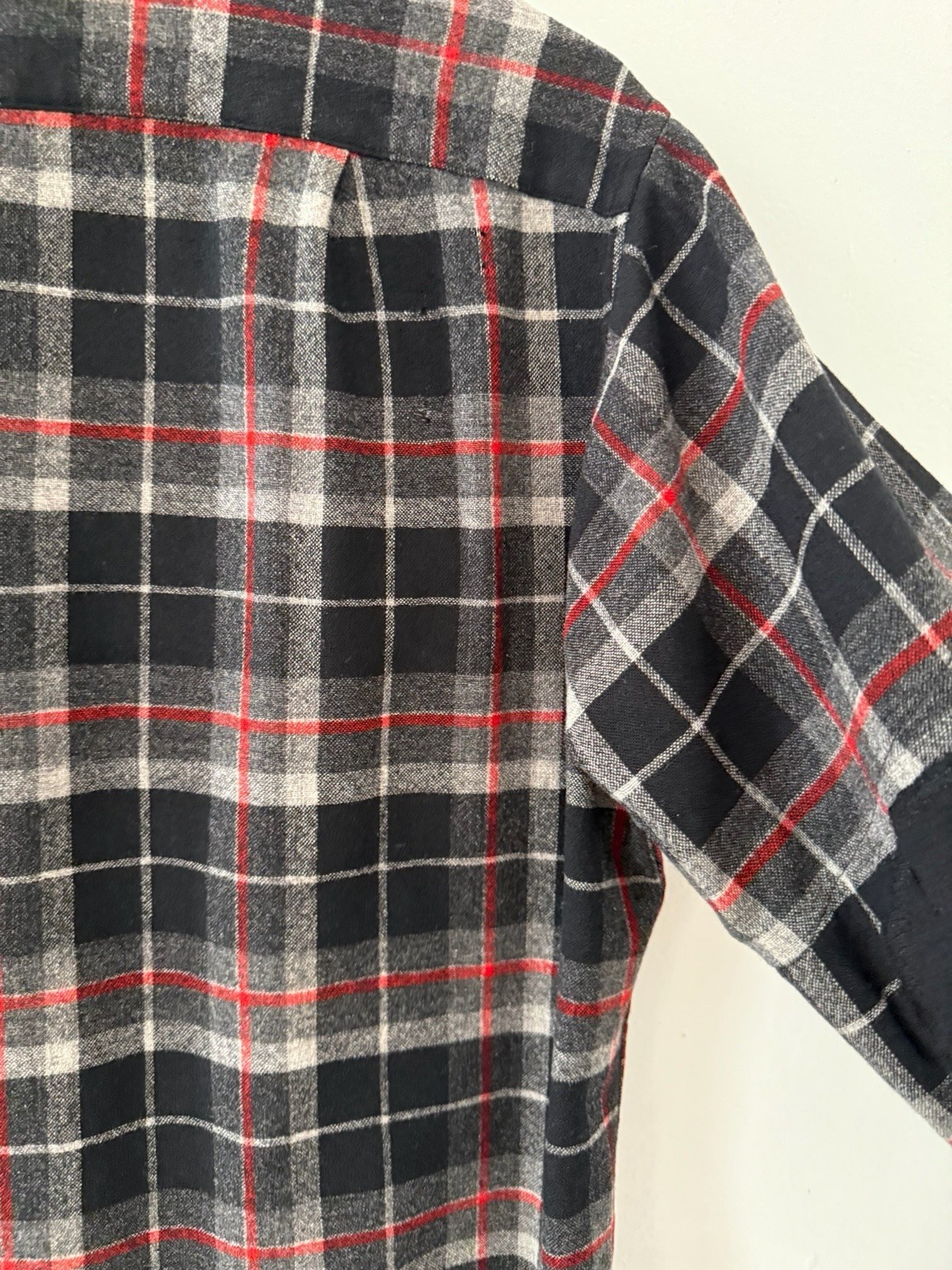 1950s 60s Pendleton Shadow Plaid Wool Loop Collar… - image 20