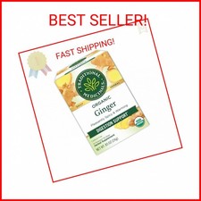 Traditional Medicinals Tea, Organic Ginger, Healthy Digestion, Pleasantly Spicy
