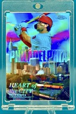 Bryce Harper  CITY REFRACTOR CARD TOPPS CHROME PHILADELPHIA PHILLIES MVP MINT