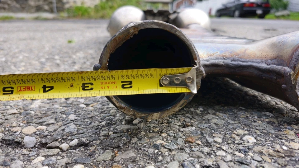 LEXUS 2015-2024 RC-F RCF TUBO DE ESCAPE DIANTEIRO SILENCIADOR RESSONADOR TUBO MÉDIO 28K MILHAS - Imagem 4 de 4