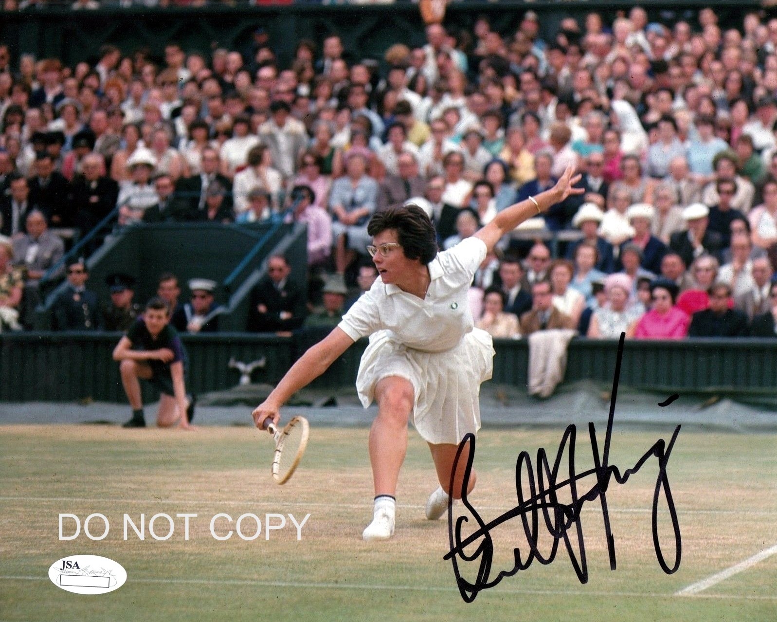 Billie Jean King TENNIS LEGEND Signed Autographed REPRINT 8x10 Photo RP ...
