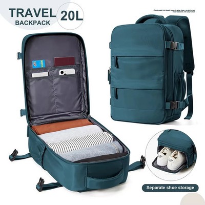 40x20x25 Cabin Laptop Backpack Waterproof Business College Travel Carry On Bag