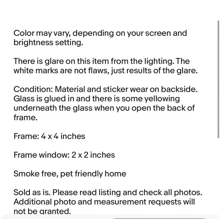 Marco de fotos floral de cerámica en miniatura azul rosa cabaña romance femenino Foto 4 de 4