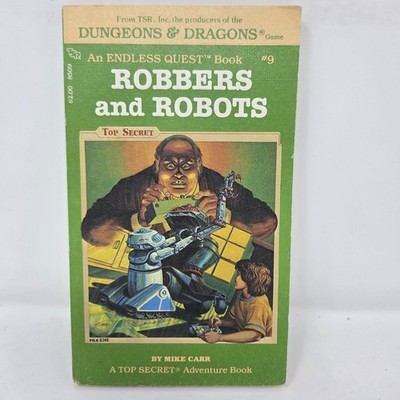 Robbers and Robots Endless Quest 9 1st Print TSR Paperback Dungeons and Dragons