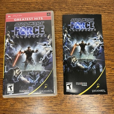 Star Wars The Force Unleashed Sony PSP Greatest Hits UMD No Disc Game