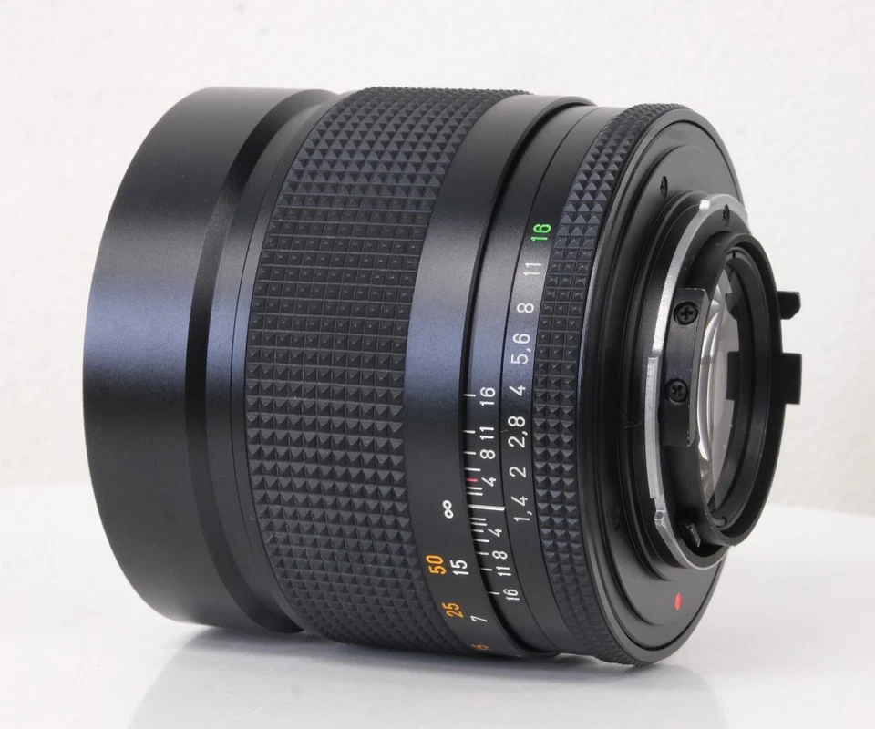 [Excelente COMO NUEVO] Contax Carl Zeiss Planar T* 85 mm f1,4 MMJ para montaje C/Y MF de JAPÓN Foto 3 de 4