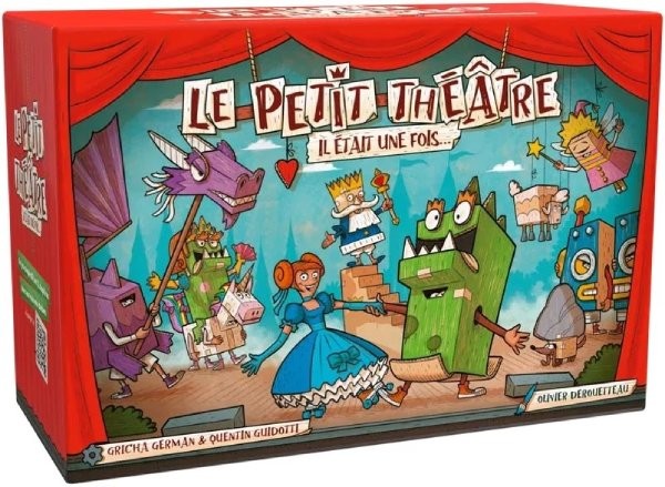Jeu de société Le Petit Théâtre interactif en bois Lumberjacks Studio développement de l'expression