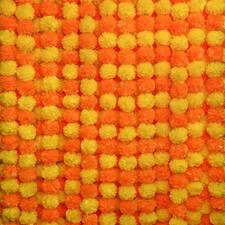 5Pcs Marigold Garland for Decoration,5 Feet Artificial Marigold Flowers Diwal...