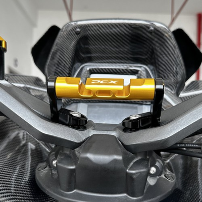 #ad #ad Motorcycle Expansion Crossbar Phone Holder Stand Handlebar For Honda PCX 2025 $28.98