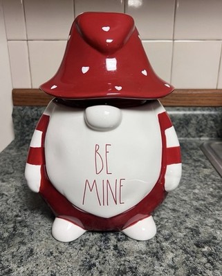 Rae Dunn  BE MINE  10  Cookie Jar w/ Lid