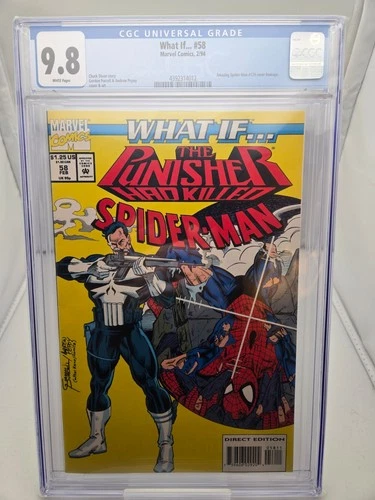 1994 What If... 58 CGC 9.8 Punisher Had Killed Spider-Man Amazing 129 Cover