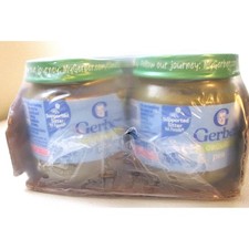 Gerber Organic Baby Food Peas 12 Pack 2.5 oz Jars Sealed New