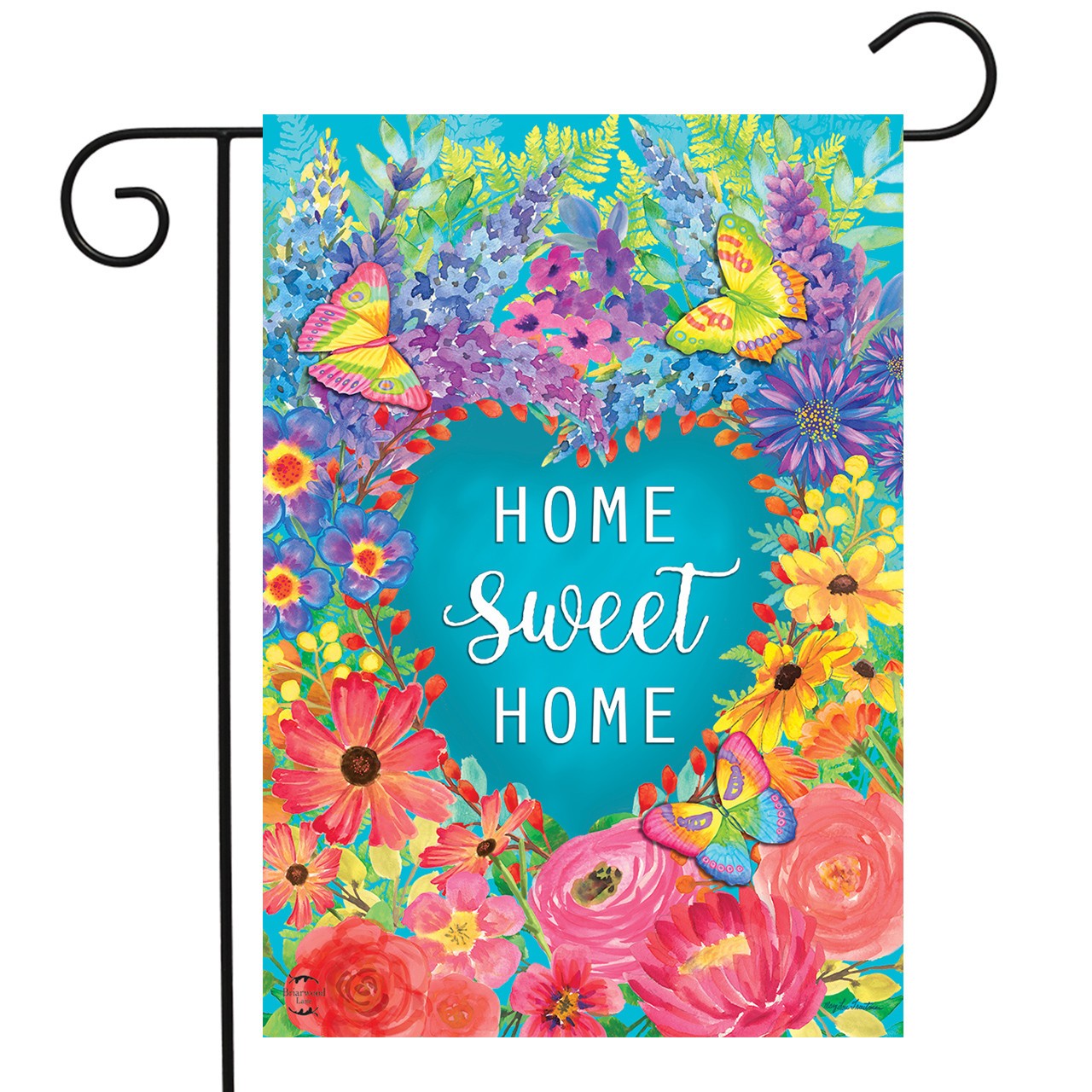 Briarwood Lane Floral Home Sweet Home Spring Garden Flag