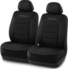 Memory Foam Car Seat Covers Thick Cool Touch Fabric Front Seat Covers Black