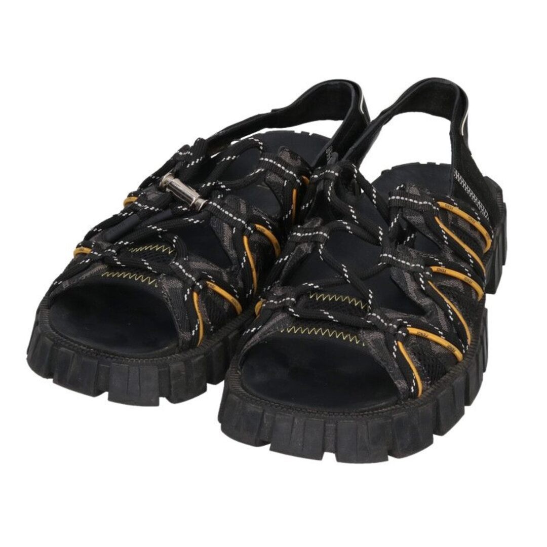 Fendi 7X1427 Fabric Force Sandals Men's 8 Used 65ee15453de46ea01fe06a545159d0b5 thumbnail 2