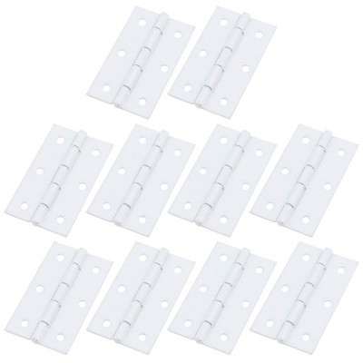 T Tulead White Box Hinges 2.36''x1.41'' Iron Door Hinges Furniture Hinges Pack ...